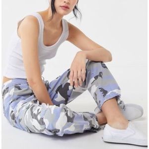 baby blue camo cargo pant